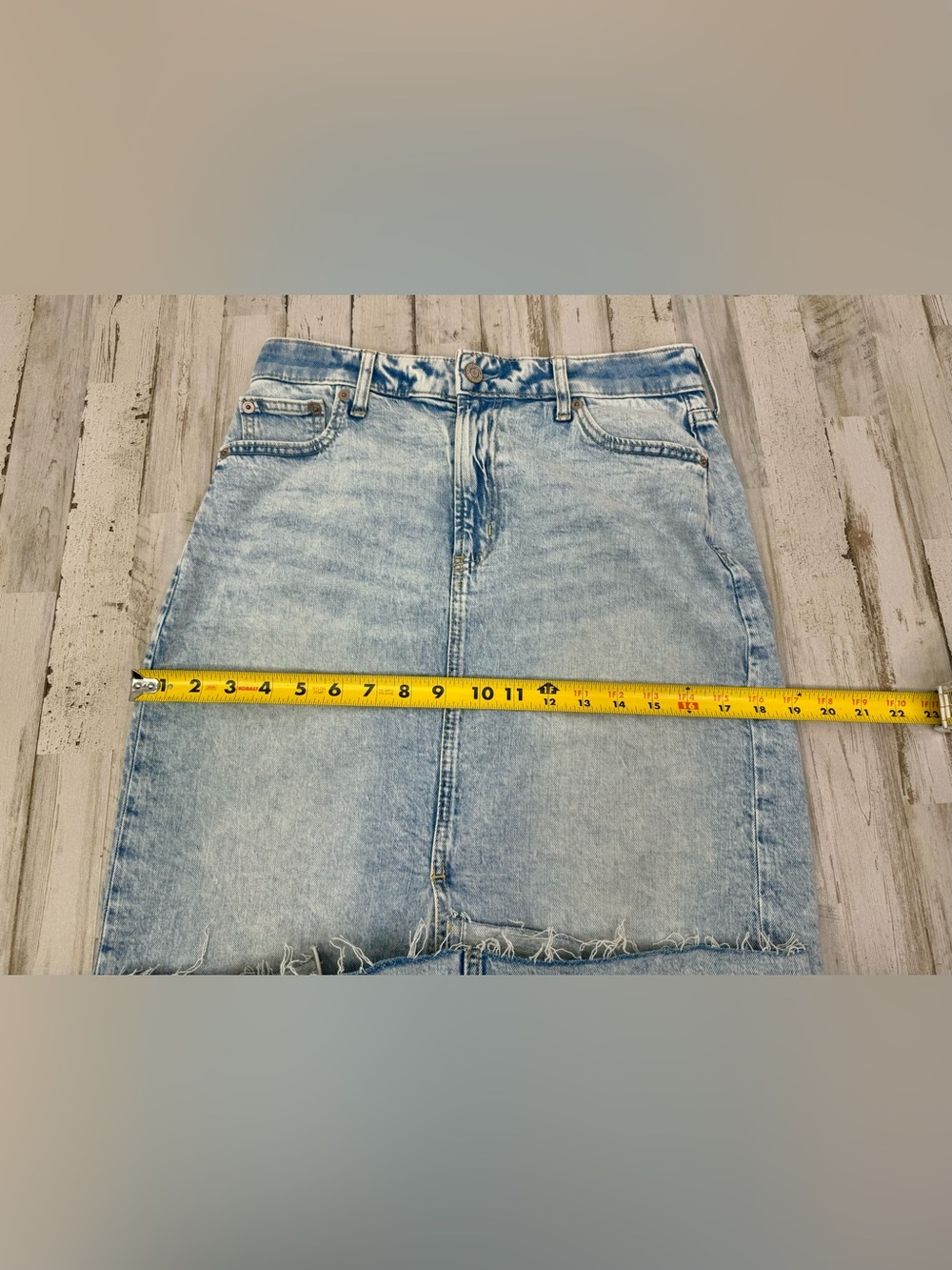 Vintage Gap Denim Skirt Womens 27/4 Long Blue Jean Skirt 5 Pocket Casual Y2K - Picture 7 of 13
